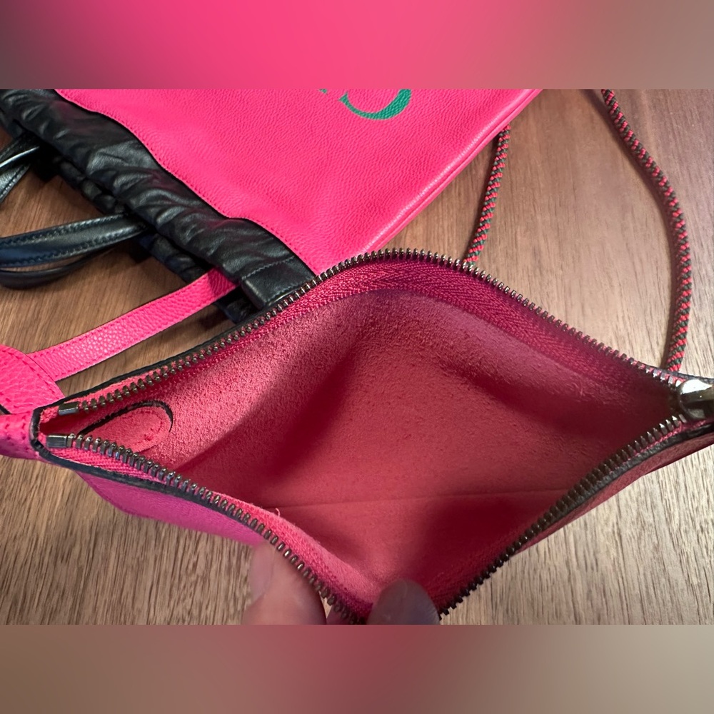 Gucci Small Pink Drawstring Backpack Rucksack - image 4